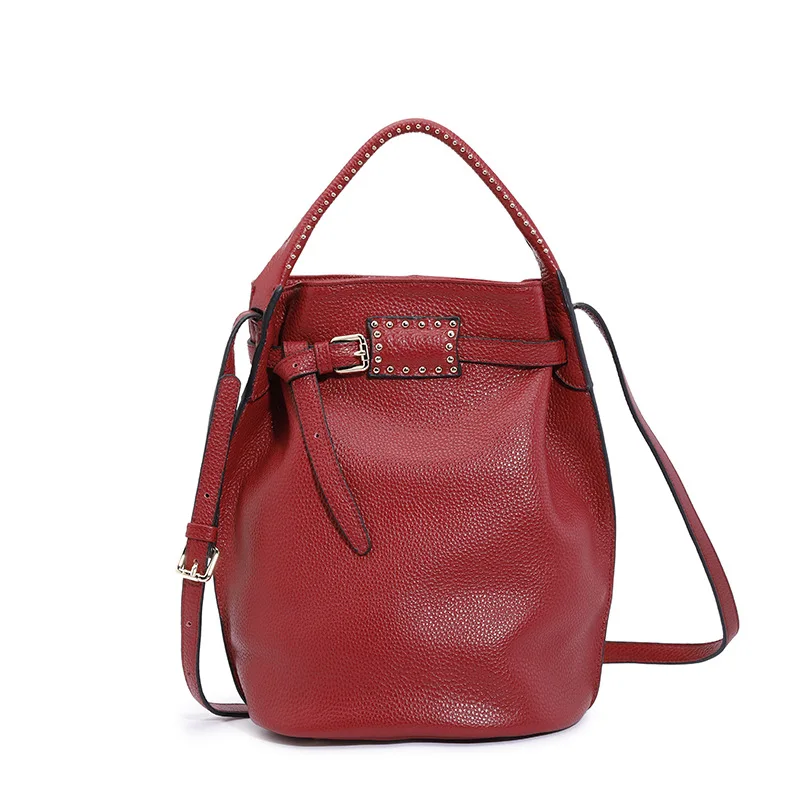 Genuine Leather Women Bag Fashion Large Tote Crossbody bags for women Shoulder Bag Luxury Female Bucket Bags Handbags sac a main Genuine Leather Women Bag Fashion Large Tote Crossbody bags for women Shoulder Bag Luxury Female Bucket Bags Handbags sac a main