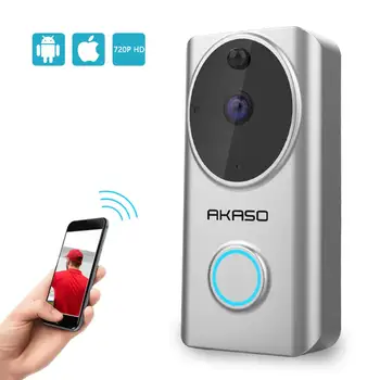 Smart Vedio Intercom Door Phone WiFi Video Doorbell Camera Visual IP Door Bell Wireless Home Security Camera video surveillance ctvman video door phone wifi security intercom for home ip video doors viewer battery powered smart wireless doorbell camera