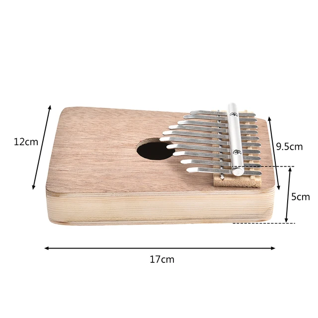 10 Key Tone Kalimba African Thumb Piano Mbira Finger Percussion Keyboard Musical Instruments Kalimba Wood