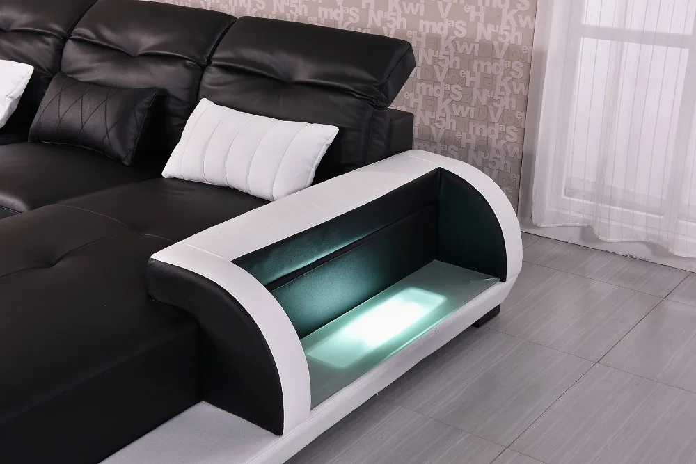 Kostenloser Versand Lieferung Nach Rotterdam Modernes Design U Form Geniune Leder Sofa Mit Couchtisch Wohnzimmer Couch Design Leather Sofa Leather Design Sofaleather Sofa Aliexpress
