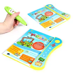 Электронная книга для чтения с ручкой обучающая машина, английский язык буквы ABC, номера животных и забавный выбор игры для детей игрушки