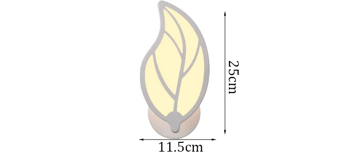 Современные железные светодиодные Настенные светильники для гостиной, проходные бра, дерево, лист, стиль, домашний декор, акриловый настенный светильник, AC85-265V, ночной Светильник
