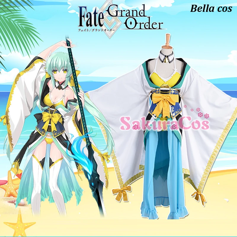 Индивидуальный размер Fate Grand Order Kiyohime Косплей Костюм Купальник Сексуальные