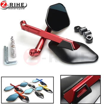 

2pcs Universal Racing Motorcycle Mirrors End Rear Mirrors Motorbike Scooters Rearview Mirror Side View Mirrors