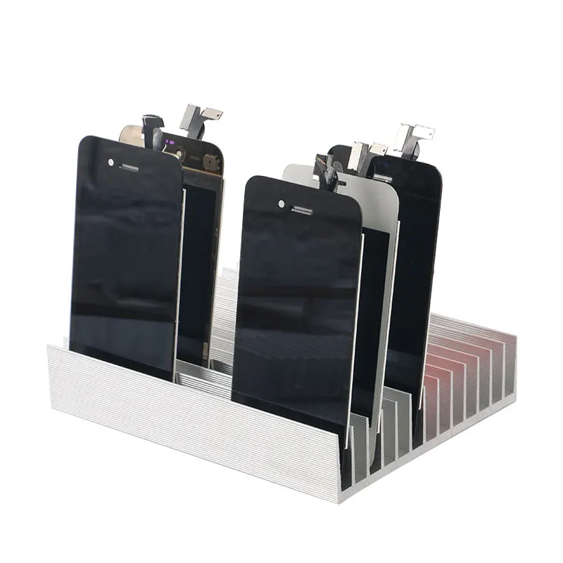 Mobile Phone Repair Tools Aluminum Metal LCD PCB Holder Tray for iPhone Samsung LCD Panel
