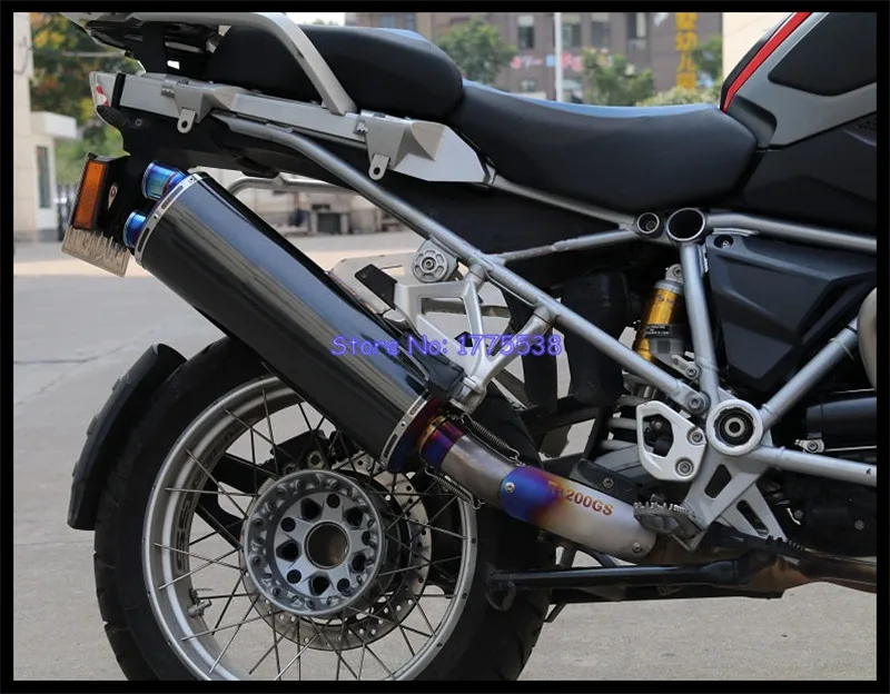 Aleación de titanio R1200GS 04-09 13-16 escape silenciador de la motocicleta escape silenciador de escape de motocicleta escape R1200GS 04 -09 13-16