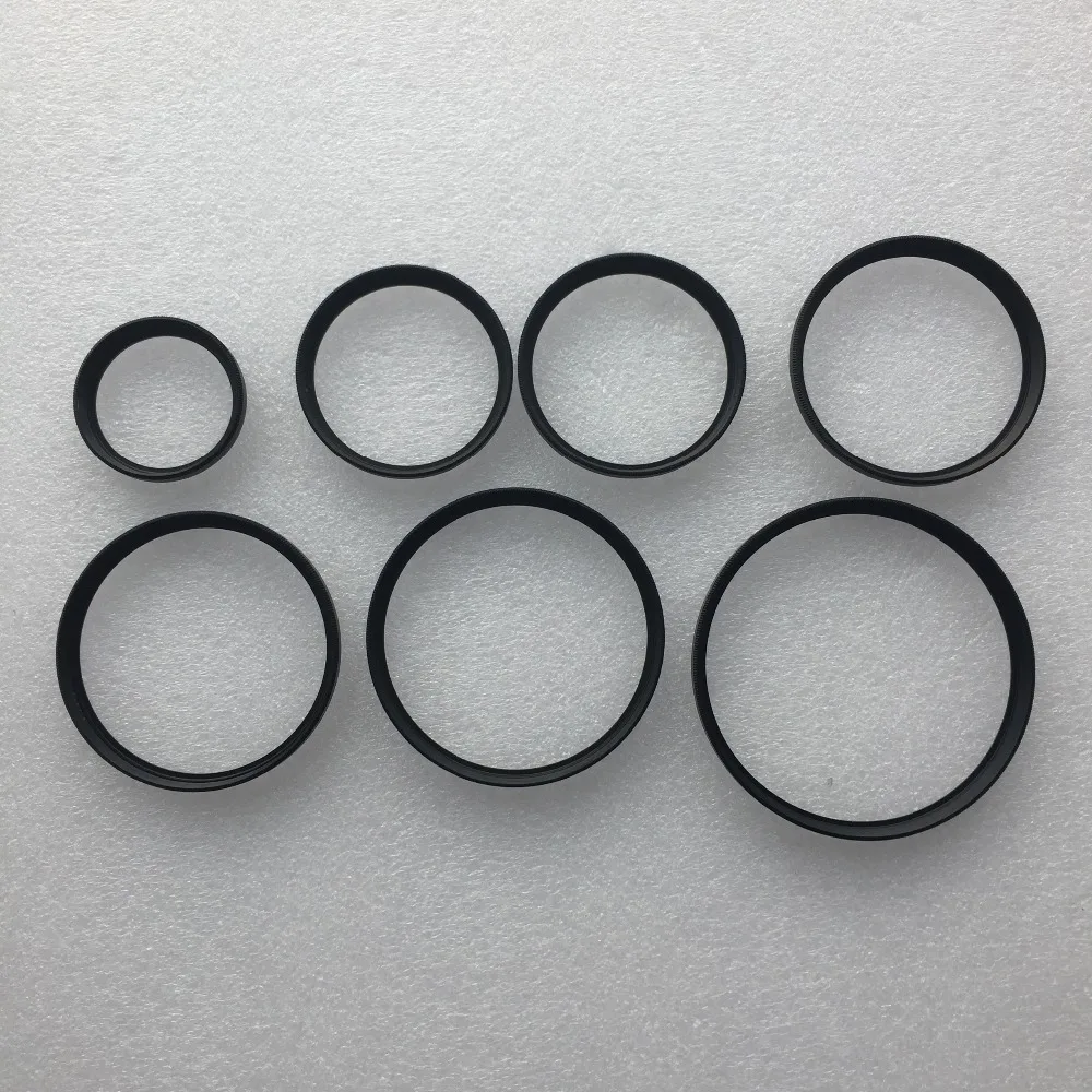 3 шт. наружное кольцо используется для фильтра камеры, защищающего окна. Без резьбы для печати букв 43-82 мм