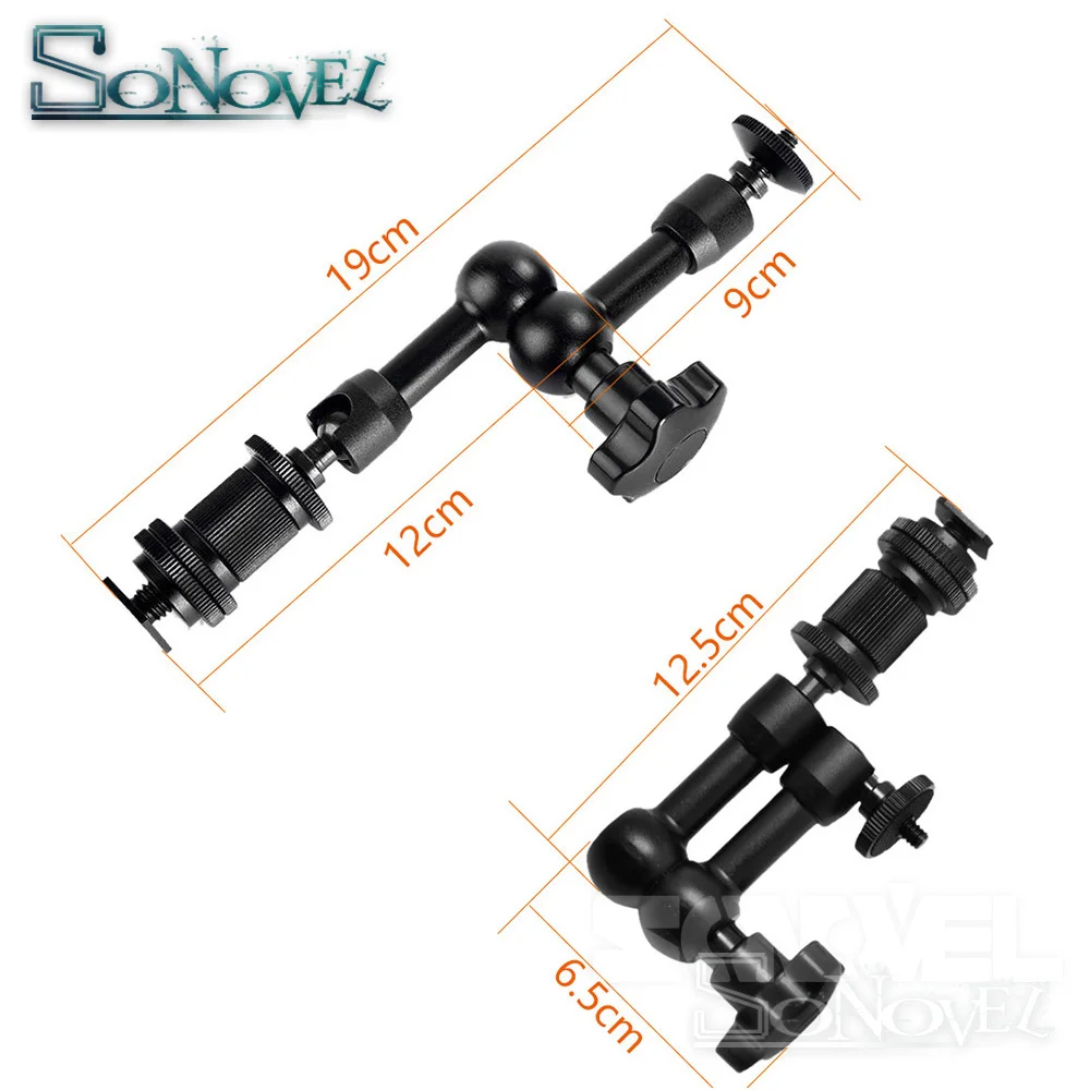 7 дюймов 11 дюймов Регулируемая фрикционная Артикуляционная магическая рукоятка+ Супер Зажим для DSLR ЖК-монитор СВЕТОДИОДНЫЙ светильник аксессуары для камеры