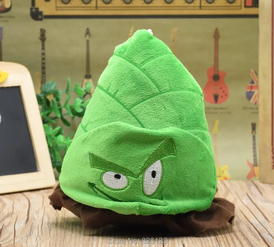 Plants Vs Zombies Plush Toys 16CM Cute Lighting Reed/bamboo Shoot PVZ