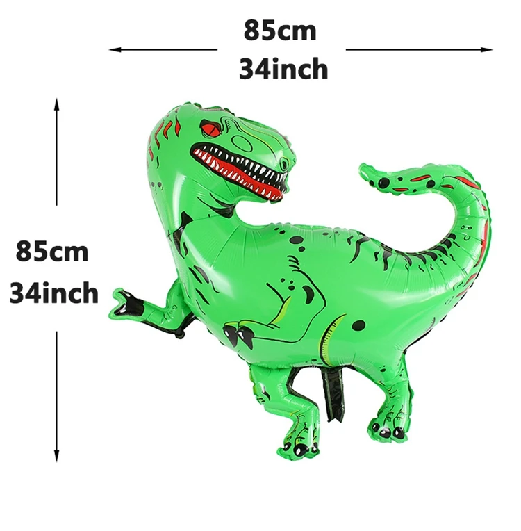 Тематический динозавр фольгированные шары джунгли Вечеринка День Рождения украшения дети ребенок мальчик поставки