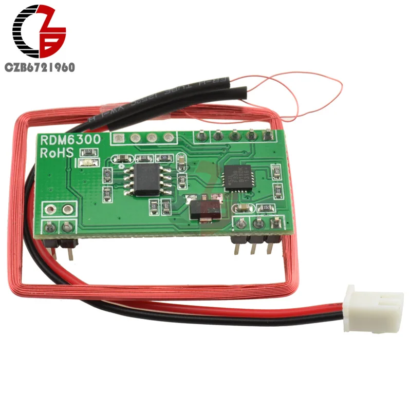 DC 5V 125Khz RFID Reader Module RDM6300 UART Output Access Control System Radio Frequency PCB Board for Arduino | Инструменты