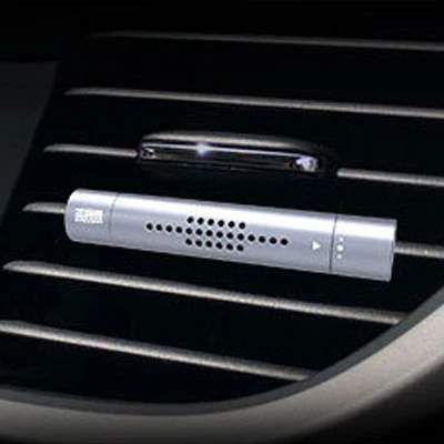 Автомобильный Твердый освежитель воздуха для автомобиля, автомобильный Кондиционер, Вентиляционный Выход, дополнение для выхода воздуха, ароматический зажим, диффузорный магнит - Название цвета: Silver