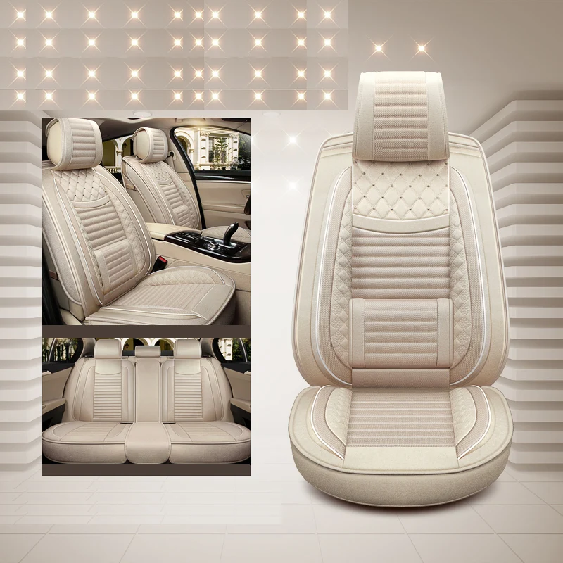 

Luxury special flax ( front & back) car seat covers For Mazda 3 6 CX-5 CX7 323 626 M2 M3 M6 Axela Familia auto accessories