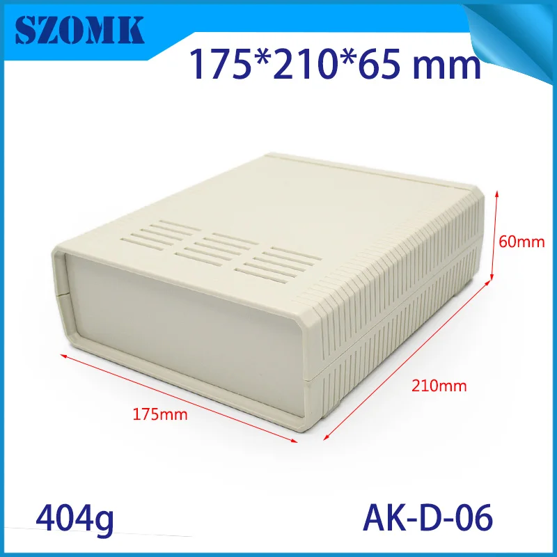 

(1 pc) desktop electric meter panel 175*210*65mm abs plastic box electronics enclosure projector