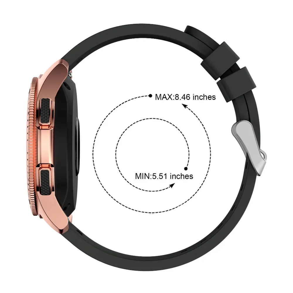 20 мм спортивный силиконовый ремешок для часов для Active2 samsung Galaxy Watch 42 мм ремешок для спортивной экипировки S2 S3 Classic Frontier