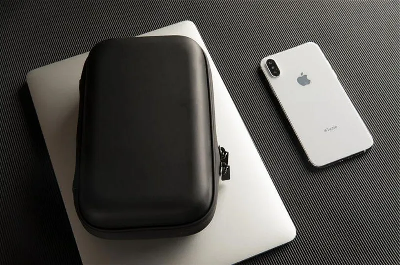 Xiaomi HX Multifunctional Digital storage boxEarphone storage Case For Headphone Accessories Earbuds memory Card USB Cable Bag (2)