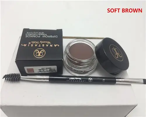 Anastasia Beverlying Hills Anastasia Makeup DIPBROW poade Fill Eyebrow poade Stay Put Brow color Vegan-темно-коричневый - Цвет: Soft Brown