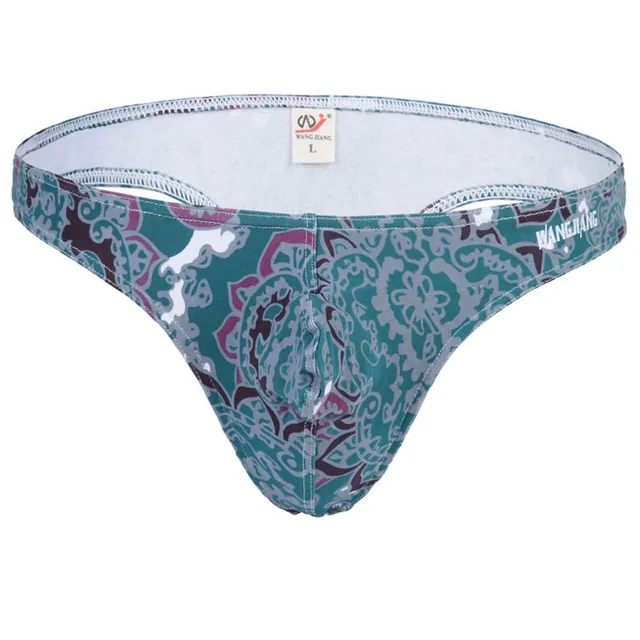 Floral Cotton Thongs Mens G strings Underwears Printed High quality ...