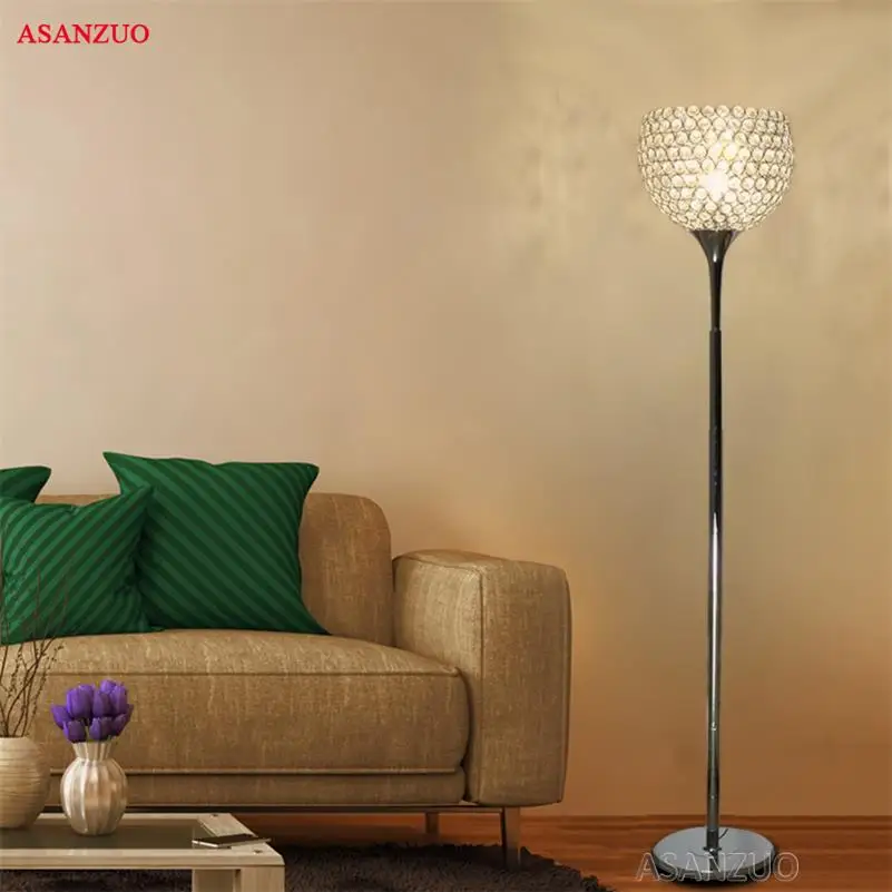 Crystal Floor Lamp Modern Crystal Floor Lights Living Room Home ...