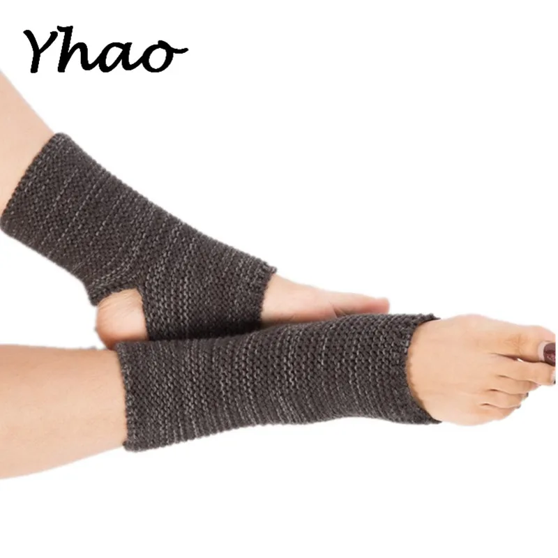 Yhao Yoga Latin Dance Socks For Women Leg Protection Knitted Keep Warm