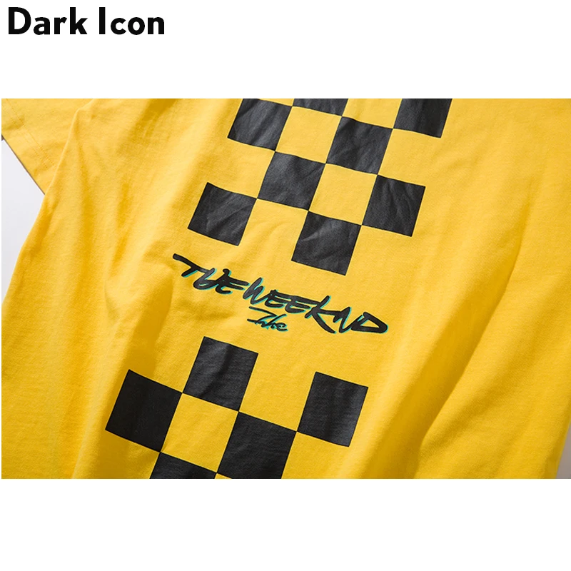 DARK ICON Back Squares Printing Crew Neck Hipster T-shirt Men 2018Summer New Fashion Streetwear Hip Hip Tshirt Men's Tee Shirts DARK ICON Back Squares Printing Crew Neck Hipster T-shirt Men 2018Summer New Fashion Streetwear Hip Hip Tshirt Men's Tee Shirts