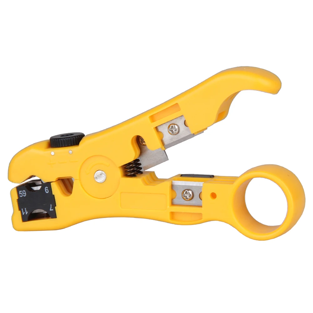 

TL-352 Coaxial Cable Stripper cable stripping tools for RG59/6/7/11 CAT 5E CAT 6