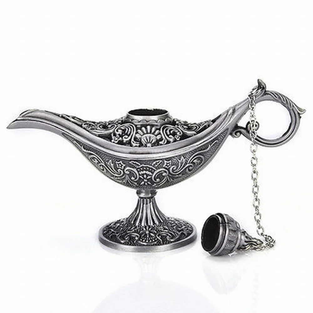 

Magic lamp shape Home Decor Backflow Incense Burner Copper Smoke Holder Plate Assuaging Calming Multipurpose Church