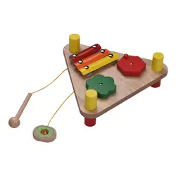 Мультифункциональный деревянный перкуссия игрушка 3 ноты Ксилофоны Металлофон рано развивающая музыкальная игрушка подарок для детей
