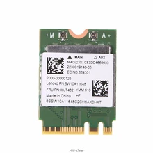 Двойной диапазон 2,4+ 5 ГГц 433 м Bluetooth V4.0 M.2 Wifi WLAN 802.11ac Беспроводная комбинированная карта для Realtek RTL8821AE