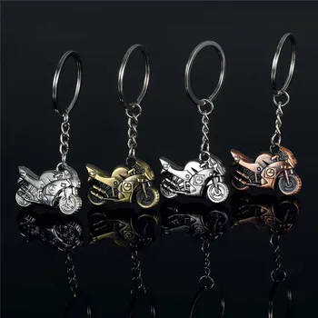 

2018 Classic 3D simulation model of Motorcycle Keychains Rings Metal Holder key chain Keyring For Man Women High Quality Gift