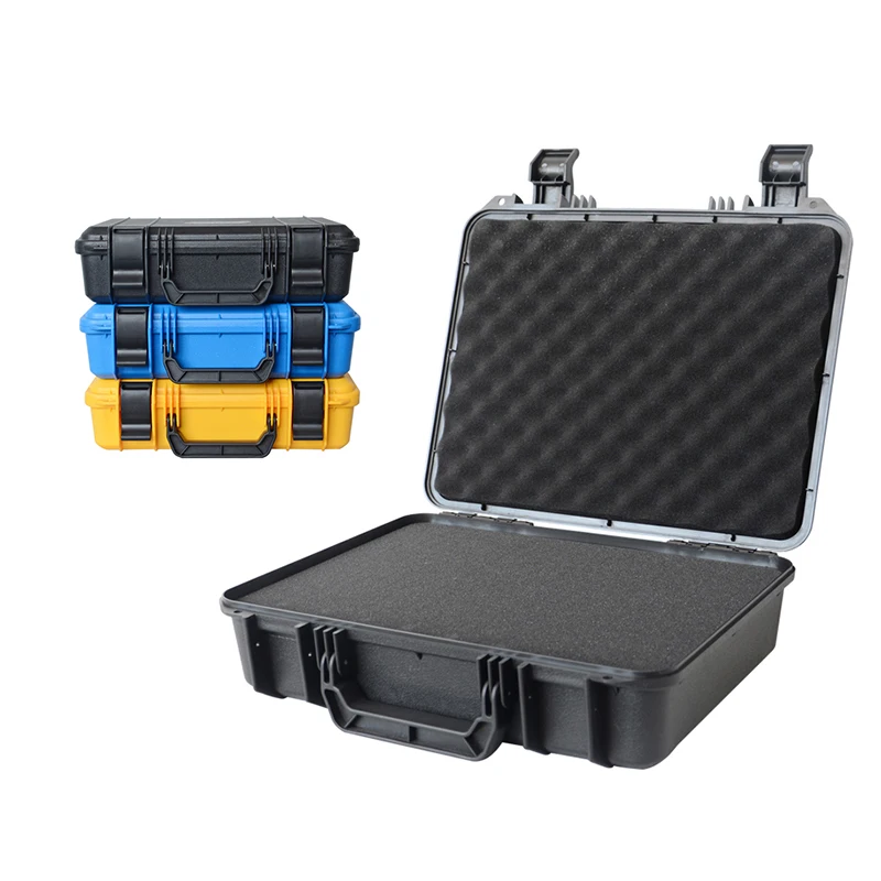

370X285X105mm Safety Box Tool Box Impact Resistant Sealed Equipment Camera Instrument Toolbox Moisture-proof Box with foam