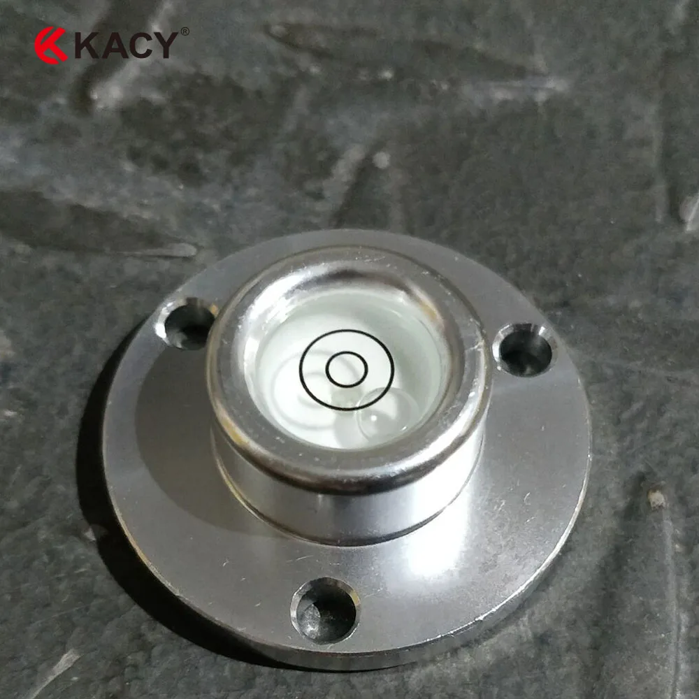 

KACY 1PC Metal Case Bullseye Level Spirit Level,Aluminium Case Precision Round Bullseye Bubble Level
