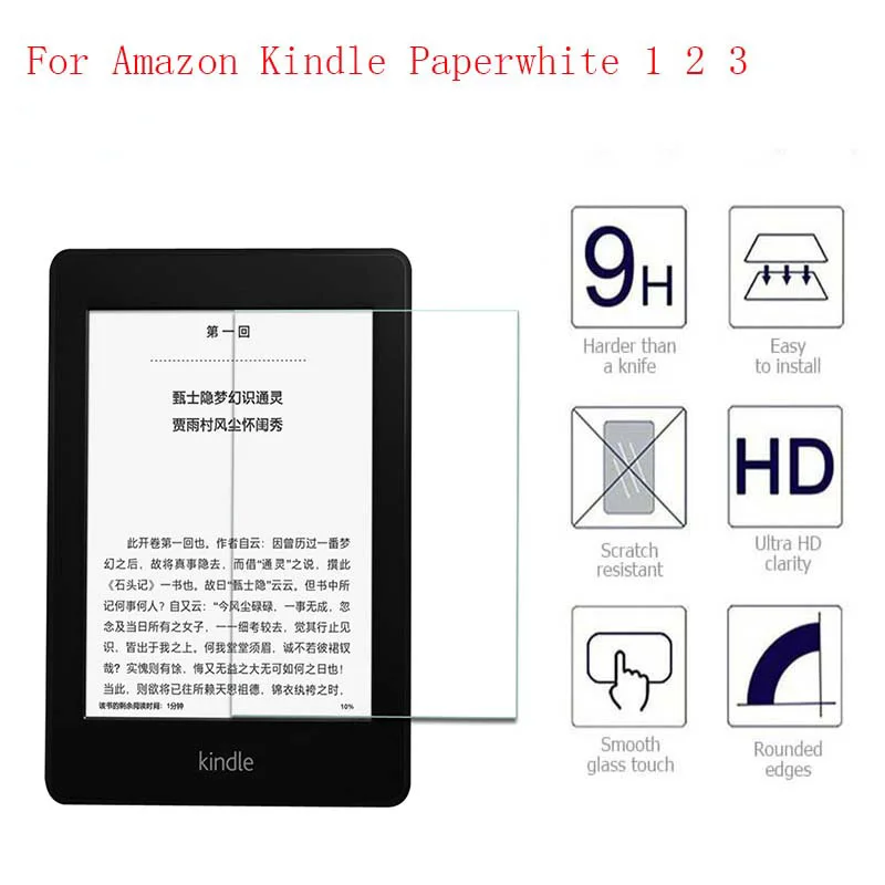 9H Tempered Glass Film Screen Protector For E-reader Amazon 6/" Kindle Oasis 2016