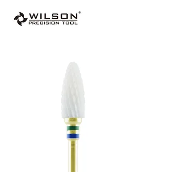 

Left Handed Person Used - Bullet Shape - White Ceramic - WILSON Ceramic Nail Drill Bit & Zirconia Ceramic Dental Burs