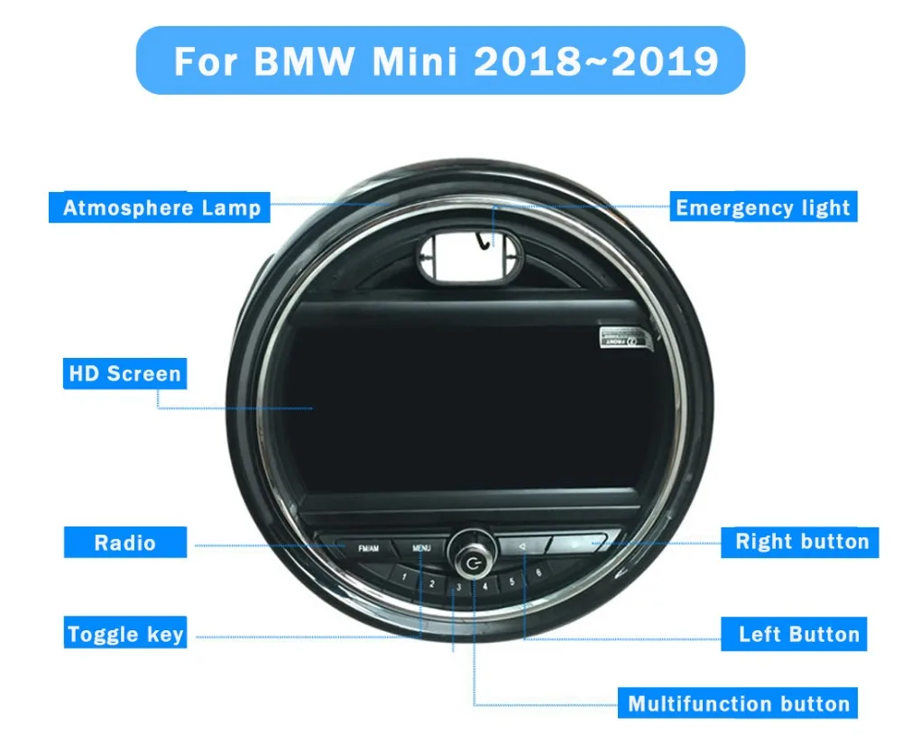 2 Din Автомобильный мультимедийный плеер Android авто радио для Mini One Cooper S Hatch~ DVD gps автомобильный радиоприёмник Стерео gps навигация