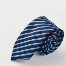 Модные Для мужчин с узкими завязками Бизнес карьера окрашенная пряжа жаккардовые 6 см галстук район Сельма галстук в полоску, Свадебная вечеринка