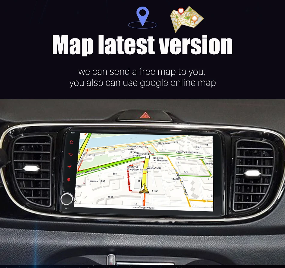 Discount Eunavi 2G 32G 9 inch Octa 8 core android 9.0 Car dvd for RIO 2017 2018 multimedia car radio pc gps navigation T8 car stereo 9