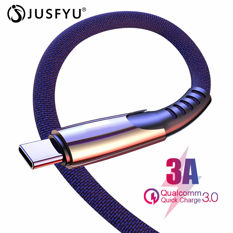 

3A USB Type C Cable Fast Chagring Charger Type-c Cable For Samsung S10 S9 S8 Plus Xiaomi Redmi Oneplus 6t 6 5t USB C Data Cable