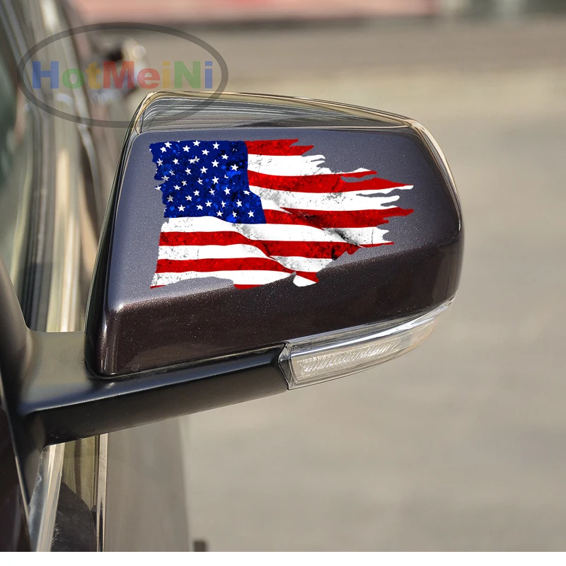 20 HotMeiNi 15 2*8 9 см США окрашенная 3D Автомобильная наклейка зеркальное зеркало