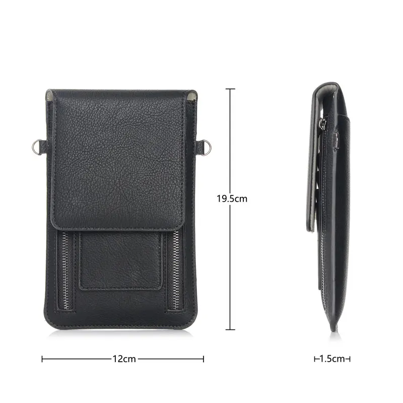 CHEZVOUS 4 Colors PU Leather 2 Zipper Phone Bag Vintage Women Shoulder Bags Crossbody Bags for Women for iPhone Samsung Huawei iphone 8 phone cases