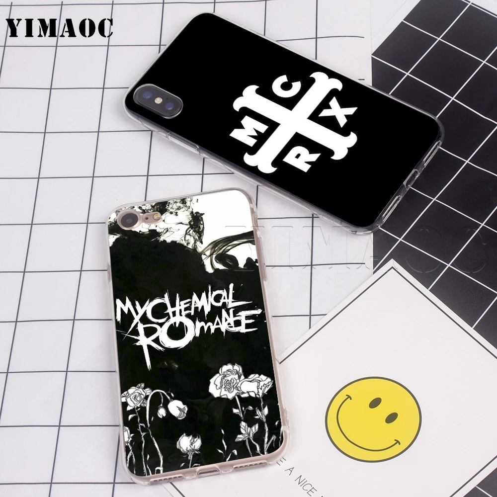 Силиконовый чехол YIMAOC My Chemical Romance MCR для Samsung Galaxy S7 S8 S9 Edge Plus J3 J5 J7 A5 A6 A8 Note 8 9|Бамперы|