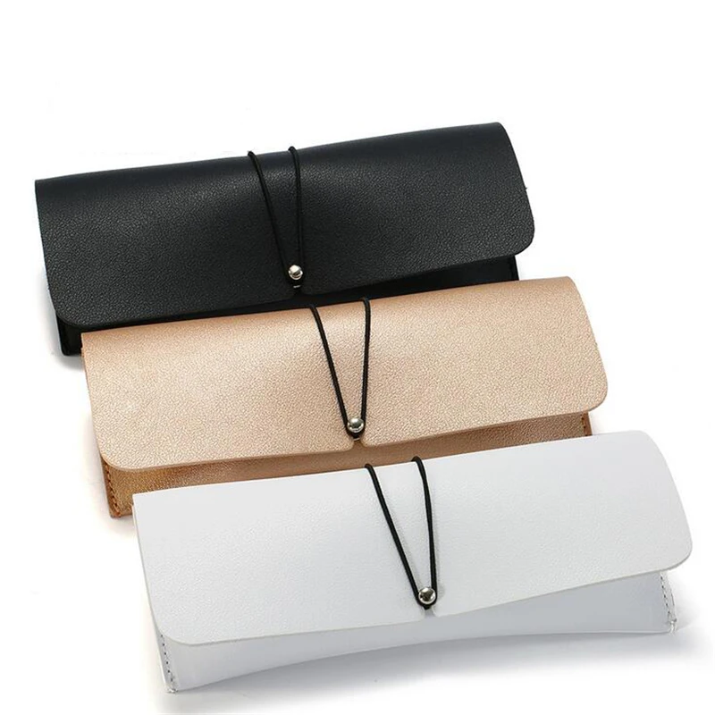 

PU Leather Glasses Case Cover Sunglasses Glasses Holder Box Eyeglasses Solid Storage Portable Glasses Pouch Bag