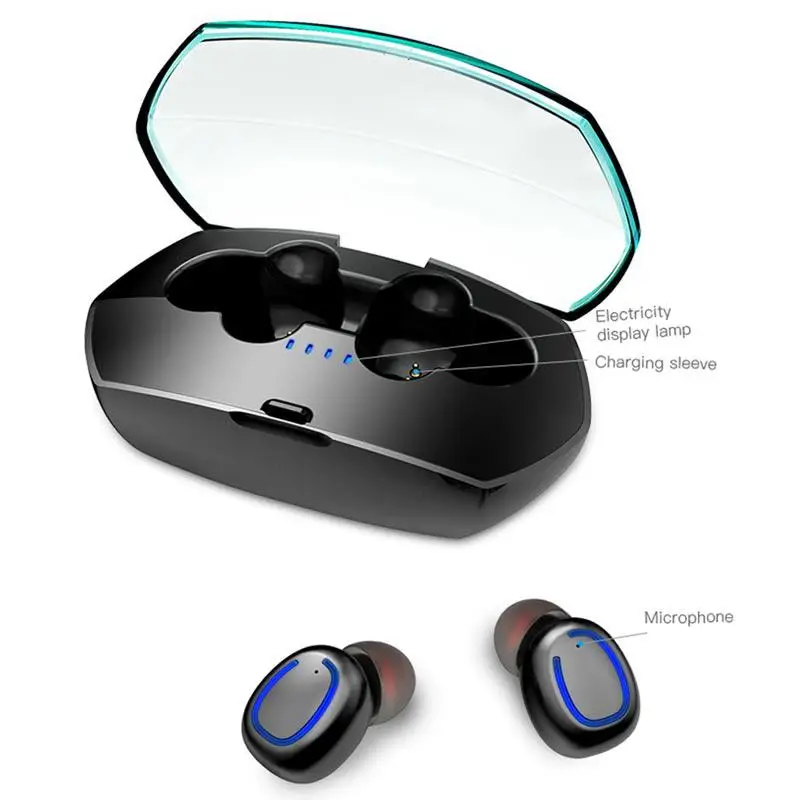 

XI11 TWS True Wireless Earphones Bluetooth 5.0 Brand Earphones Wireless Earbuds TWS Earphone with Charging Box for All Phone