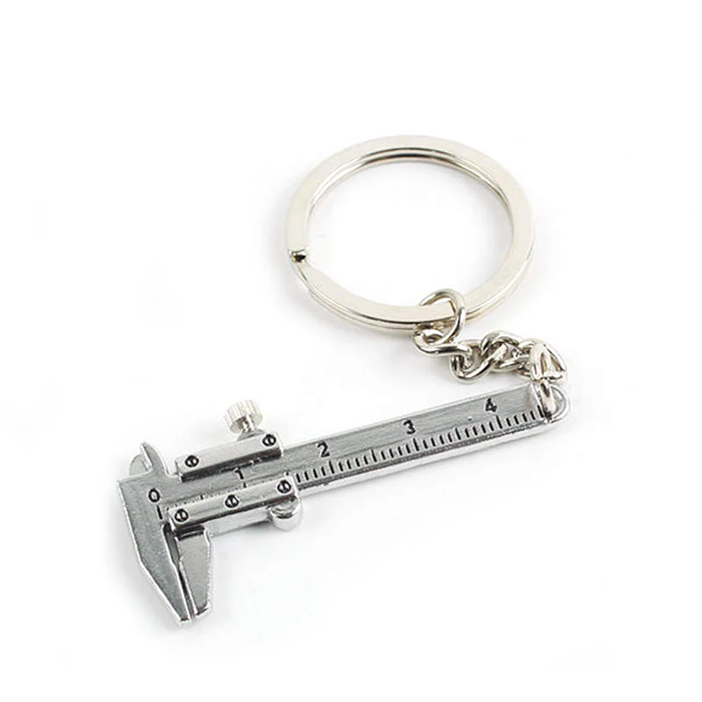 

Measuring Gauging Tools Mini Key Ring Calipers Special Simulation Model Slide Ruler Vernier Caliper Key Chain Key Ring