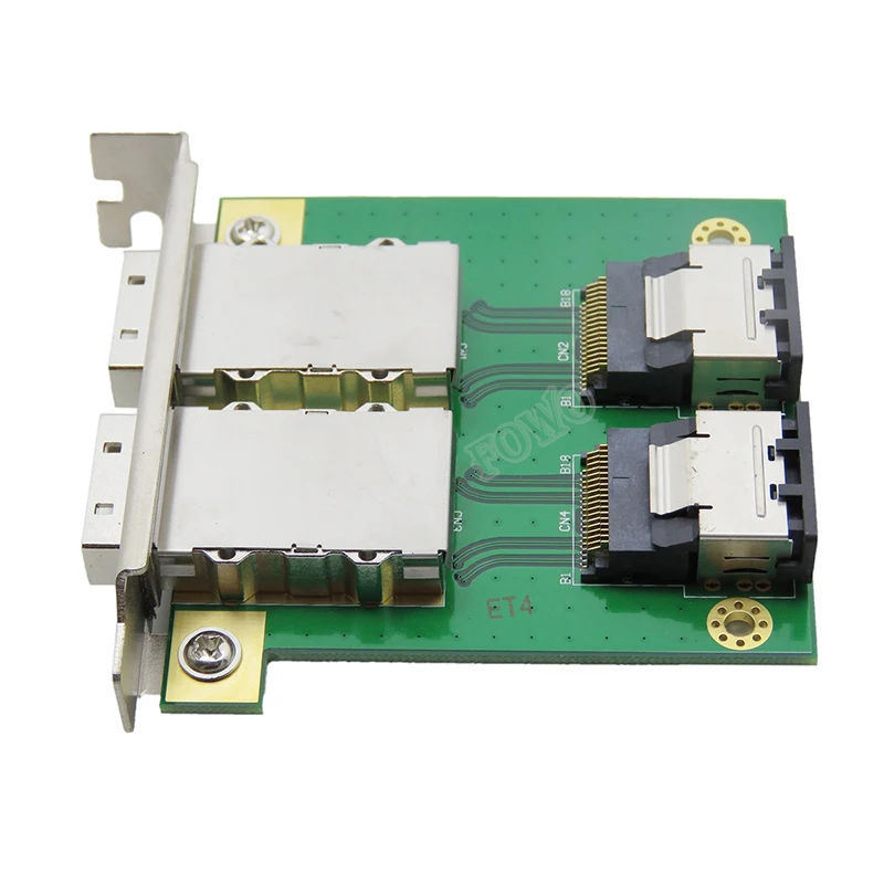 2 порта Внутренний SFF 8087 Mini SAS 36Pin на Внешний 8088 26Pin с PCI высоким кронштейном|sas