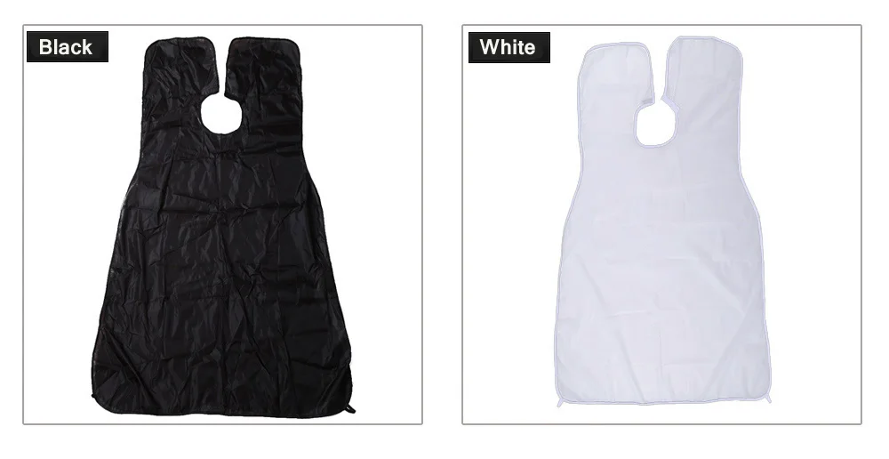 Water-resistant Hair Cutting Cape Beard Shaving Apron for Men with Mirror Sucker Hooks