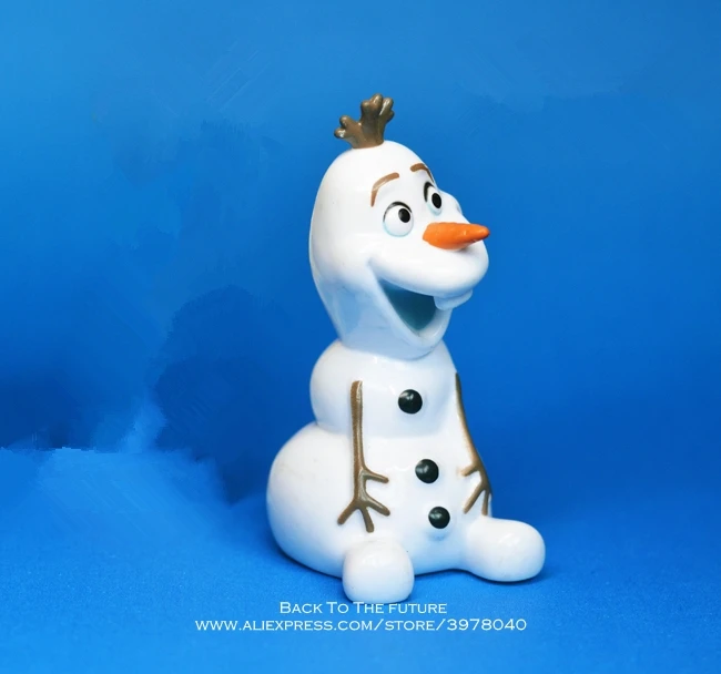 Disney Frozen Elsa princess Olaf 9cm mini doll Action Figure Posture Anime Decoration Collection Figurine Toy model for children