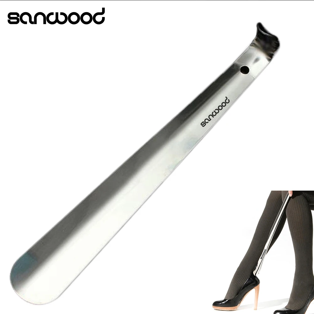 2016 New Design Durable Handle Professional Metal Silver Color Shoe Horn Lifter Long Shoespooner Gifts eykosi 2pcs 10cm useful new stainless steel shoe horn lifter shoehorn shoespooner spoon silver color small fashion long