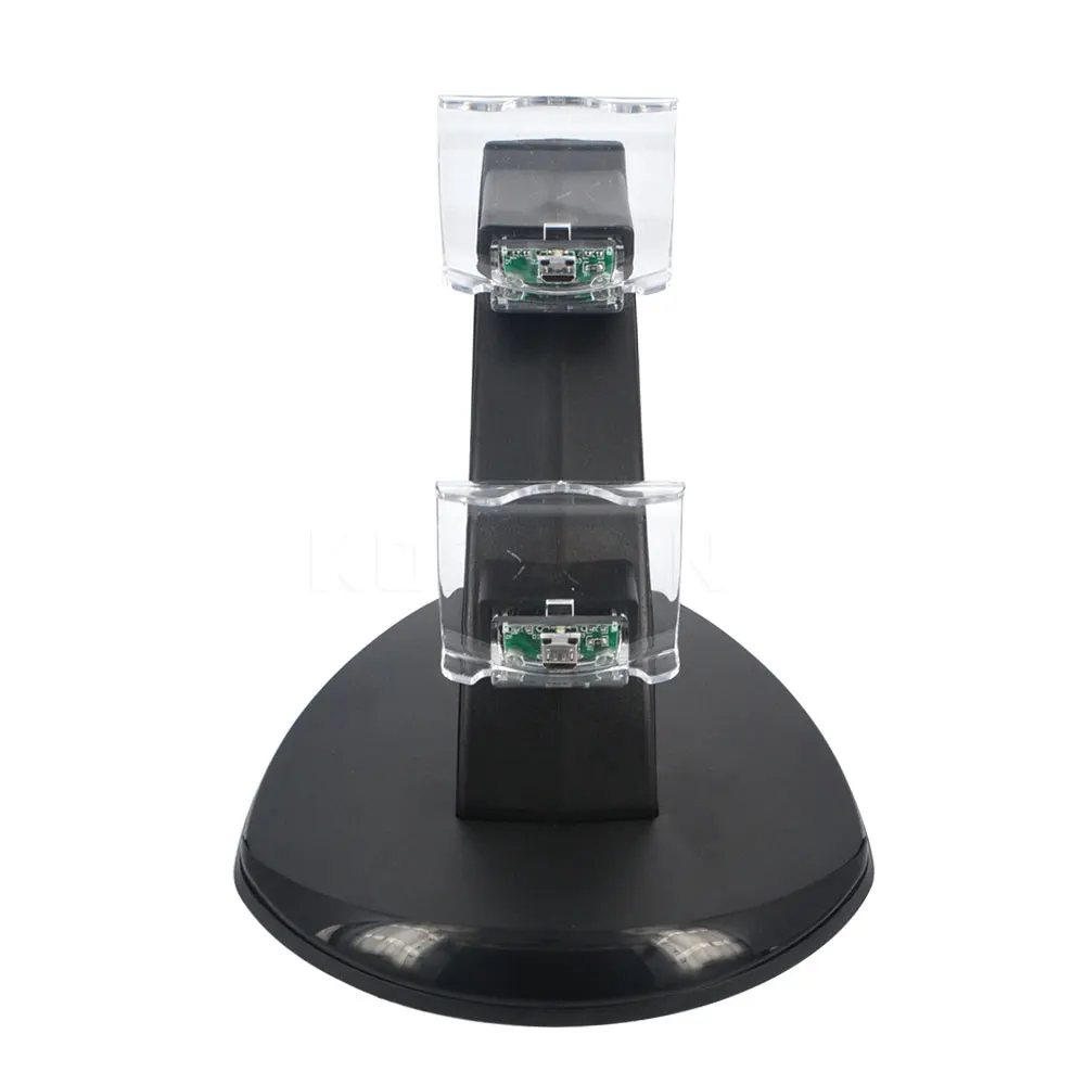 Kebidu стиль Dual USB док-станция игровой контроллер Подставка для зарядки Держатель для Sony play station 4 для PS4 Зарядное устройство