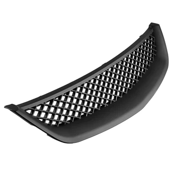

FOR 01-03 HONDA CIVIC 2DR/4DR EM/ES BLACK ABS TYPE-R STYLE GRILLE COVER GUARD